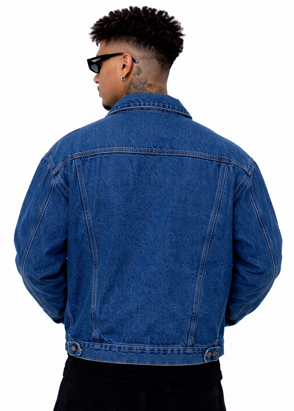Chaqueta Jean Oversize Azul Clásico