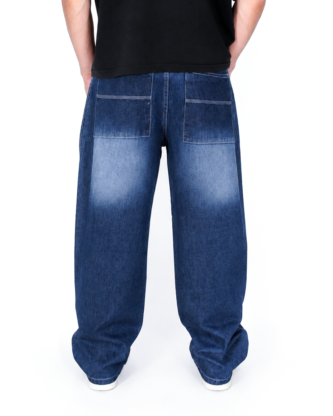 Jean Baggy Azul Stone Lasser Mariposa