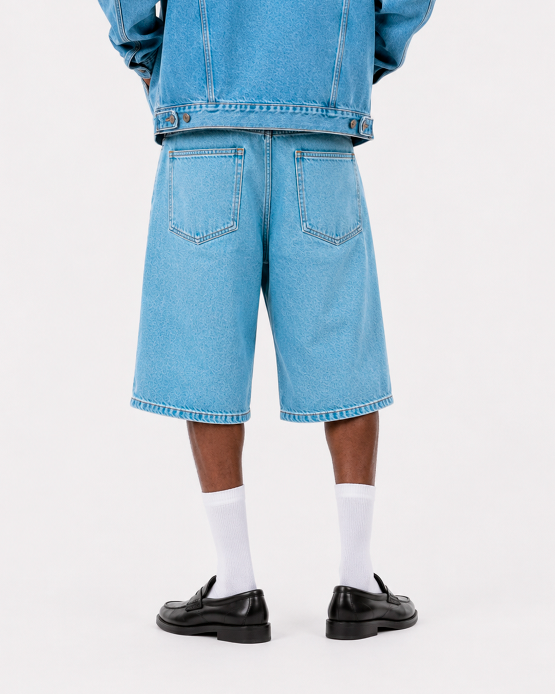 Jorts Oversize Azul Claro