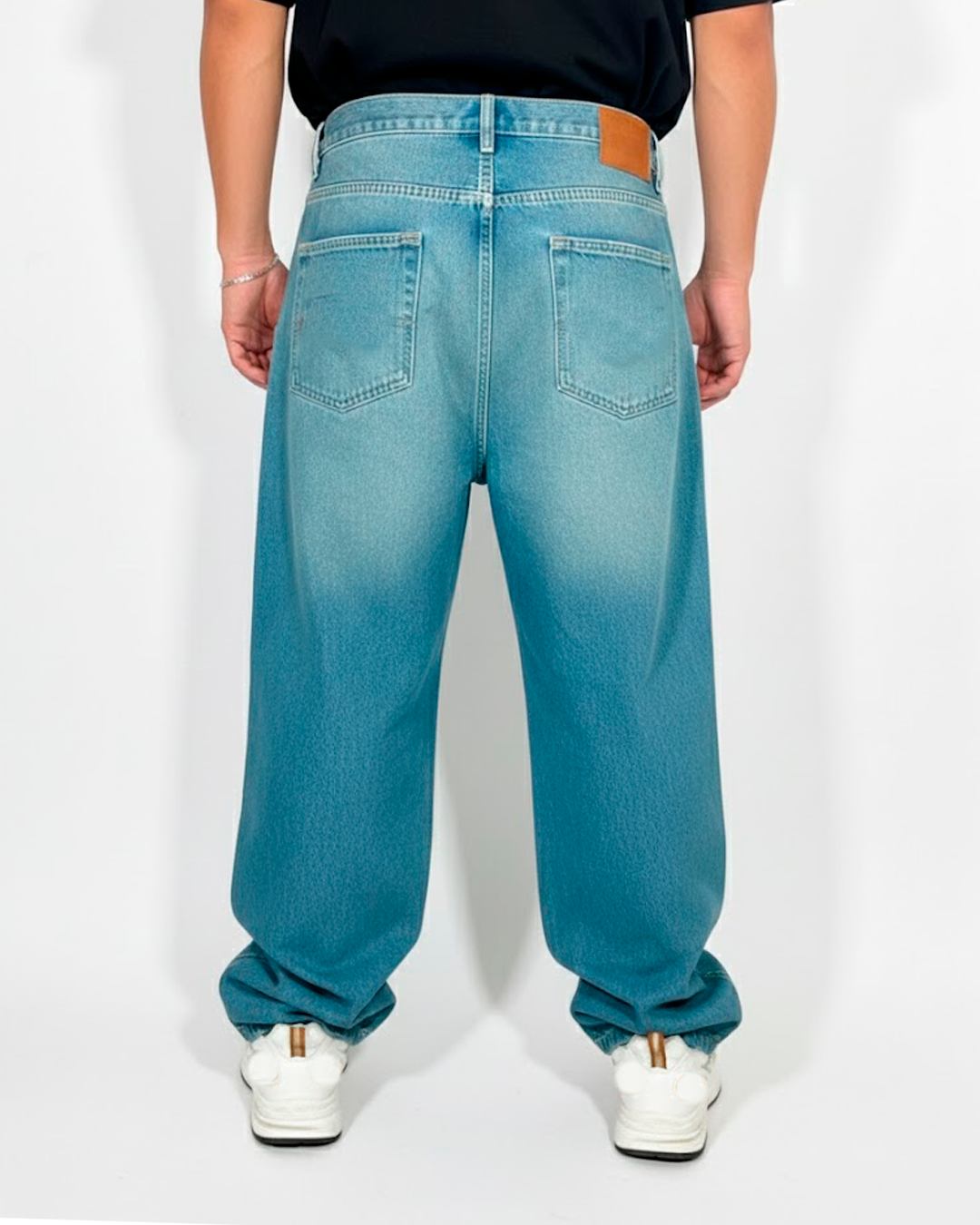 Pantalón Baggy Azul Mantequilla
