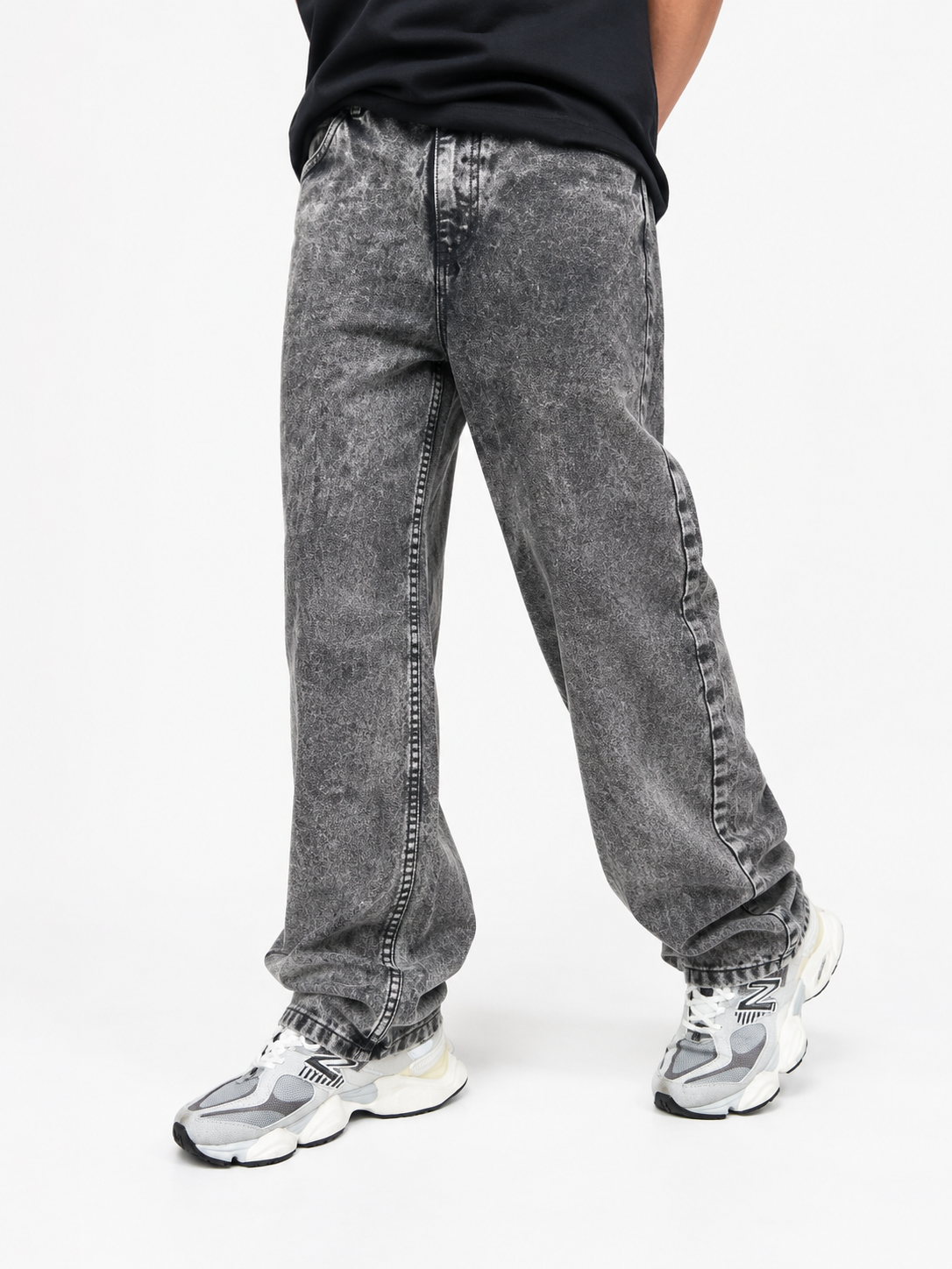 Jean Oversize Gris Wash