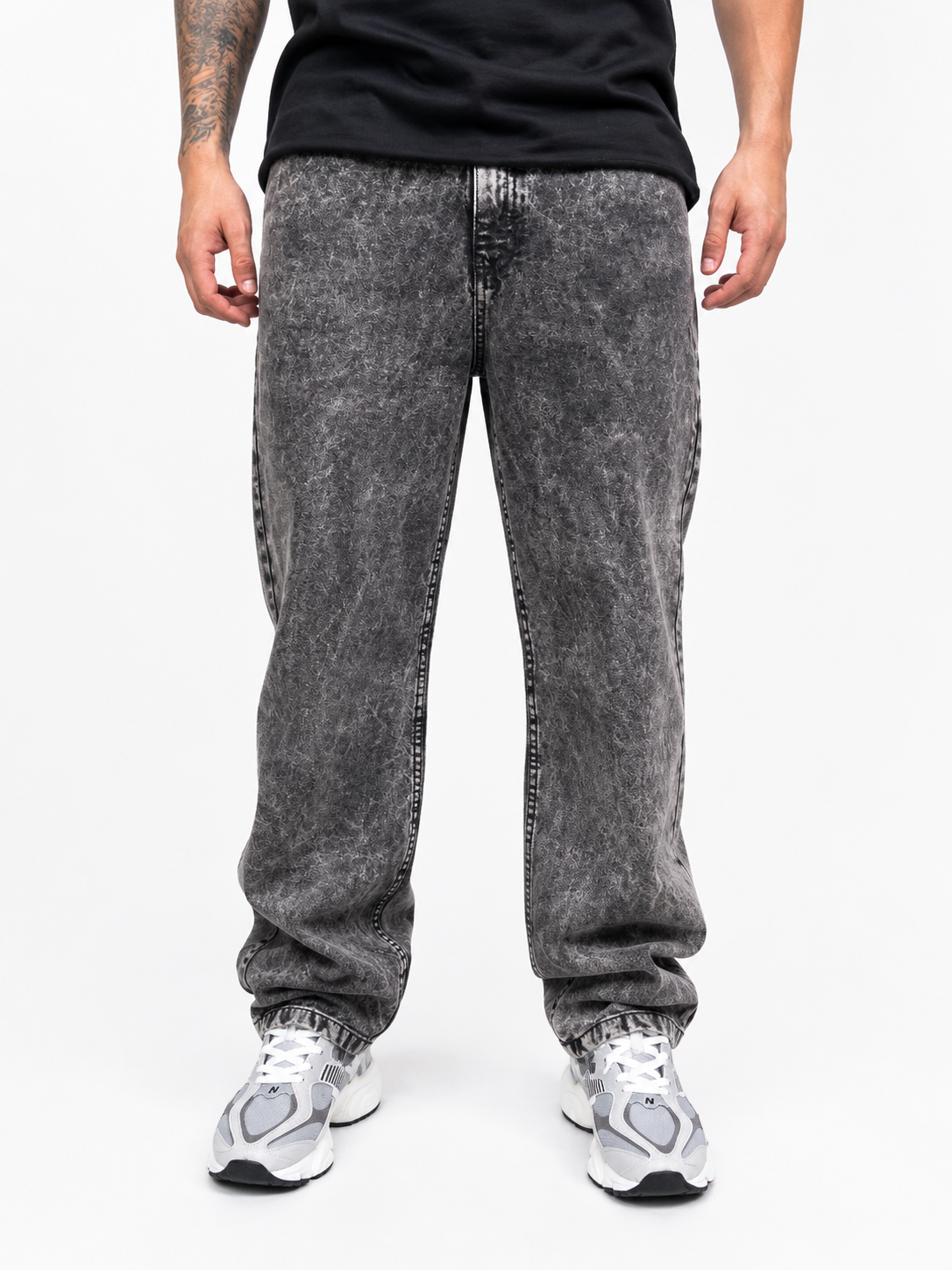 Jean Oversize Gris Wash