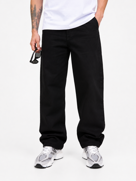 Jean Oversize Negro Clásico