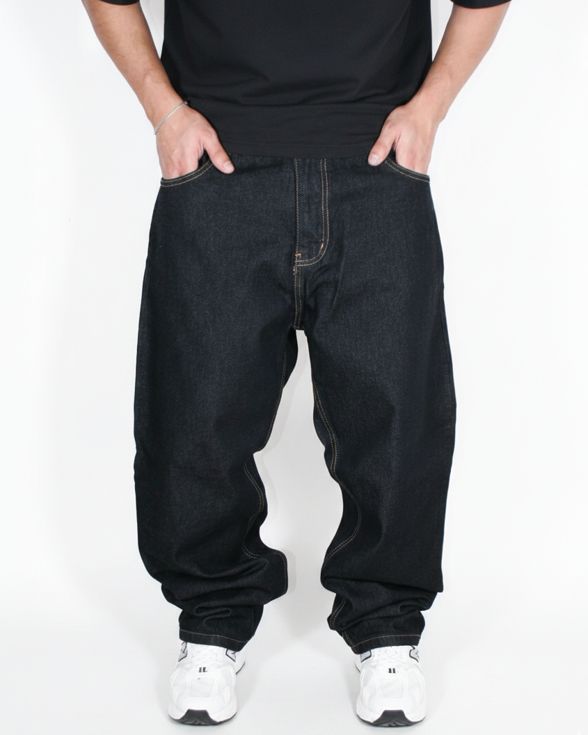 Jean Baggy Negro Pimienta