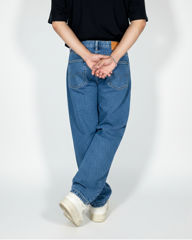 Pantalón Baggy Fros Azul Oscuro