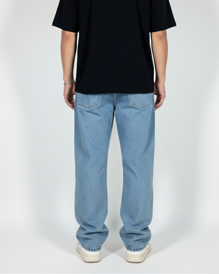 Pantalón Baggy Azul Frost Claro