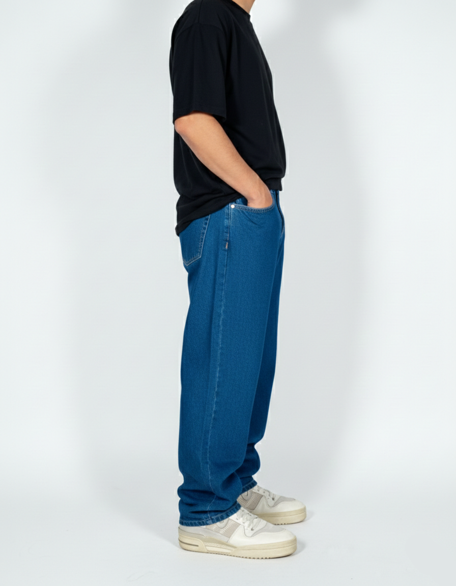 Pantalon Baggy Azul Clasic