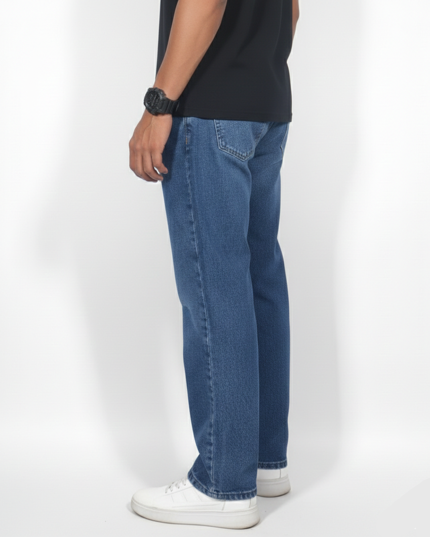 Pantalón Baggy Azul Wash
