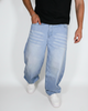 Pantalón Baggy Azul Claro Bigotes
