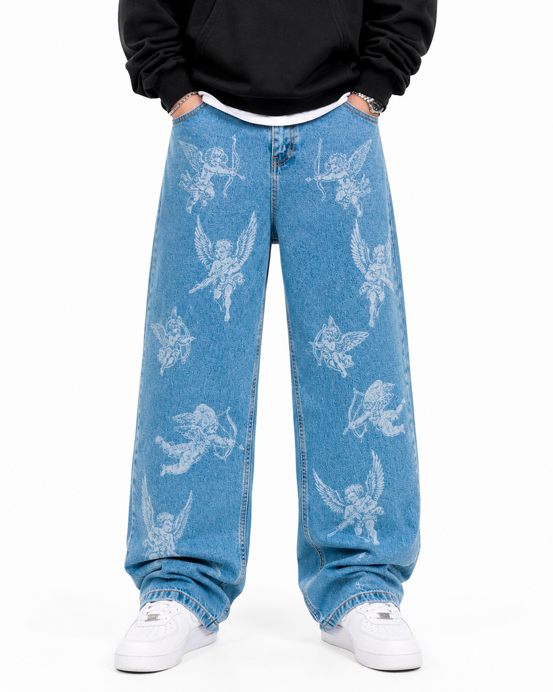 Jean Baggy Oversize Ángeles Láser