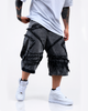Jorts Oversize Flecos Estrella Gris Oscuro