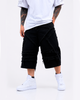 Jorts Oversize Flecos Estrella Negro