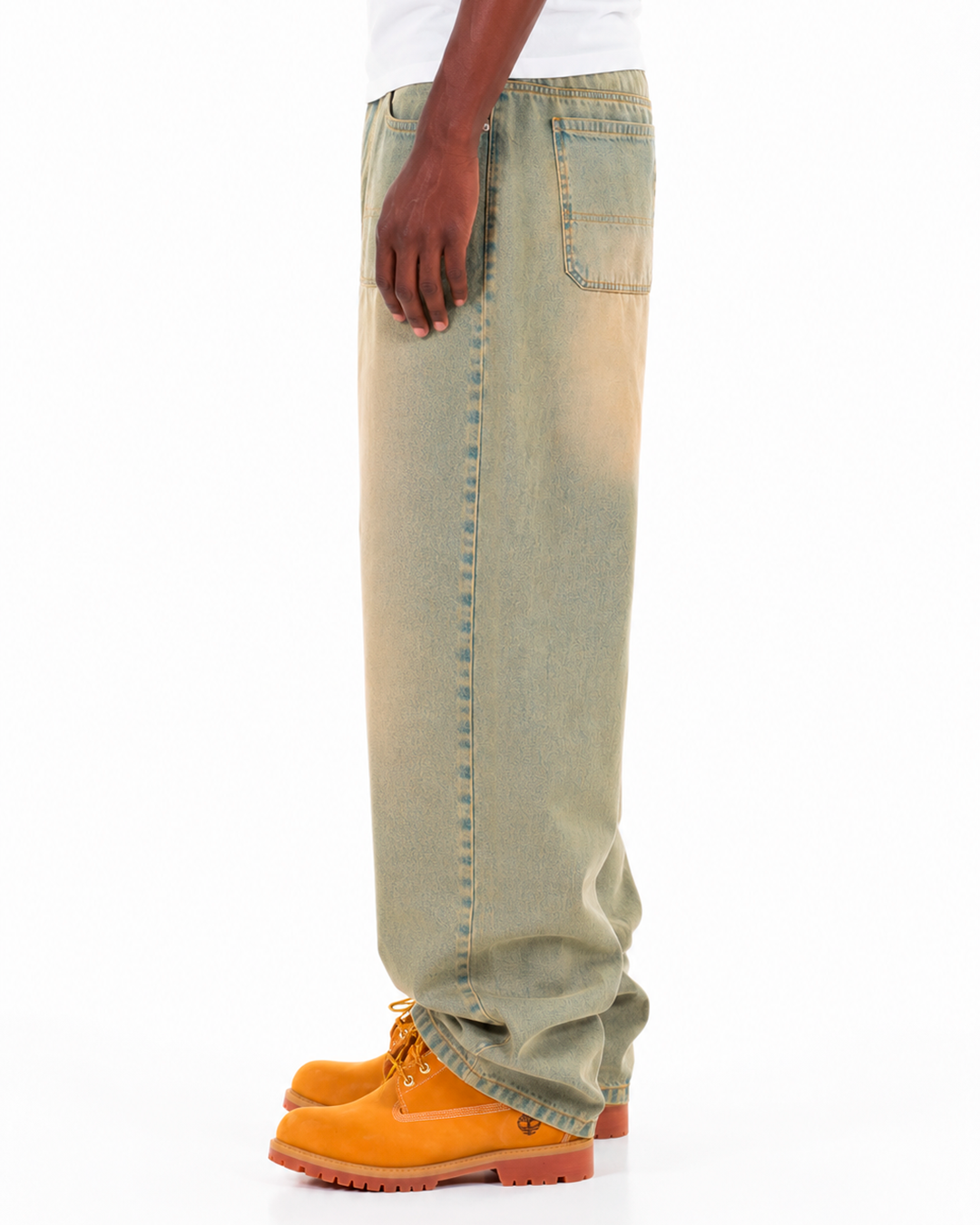 Jean Oversize Verde Vintage