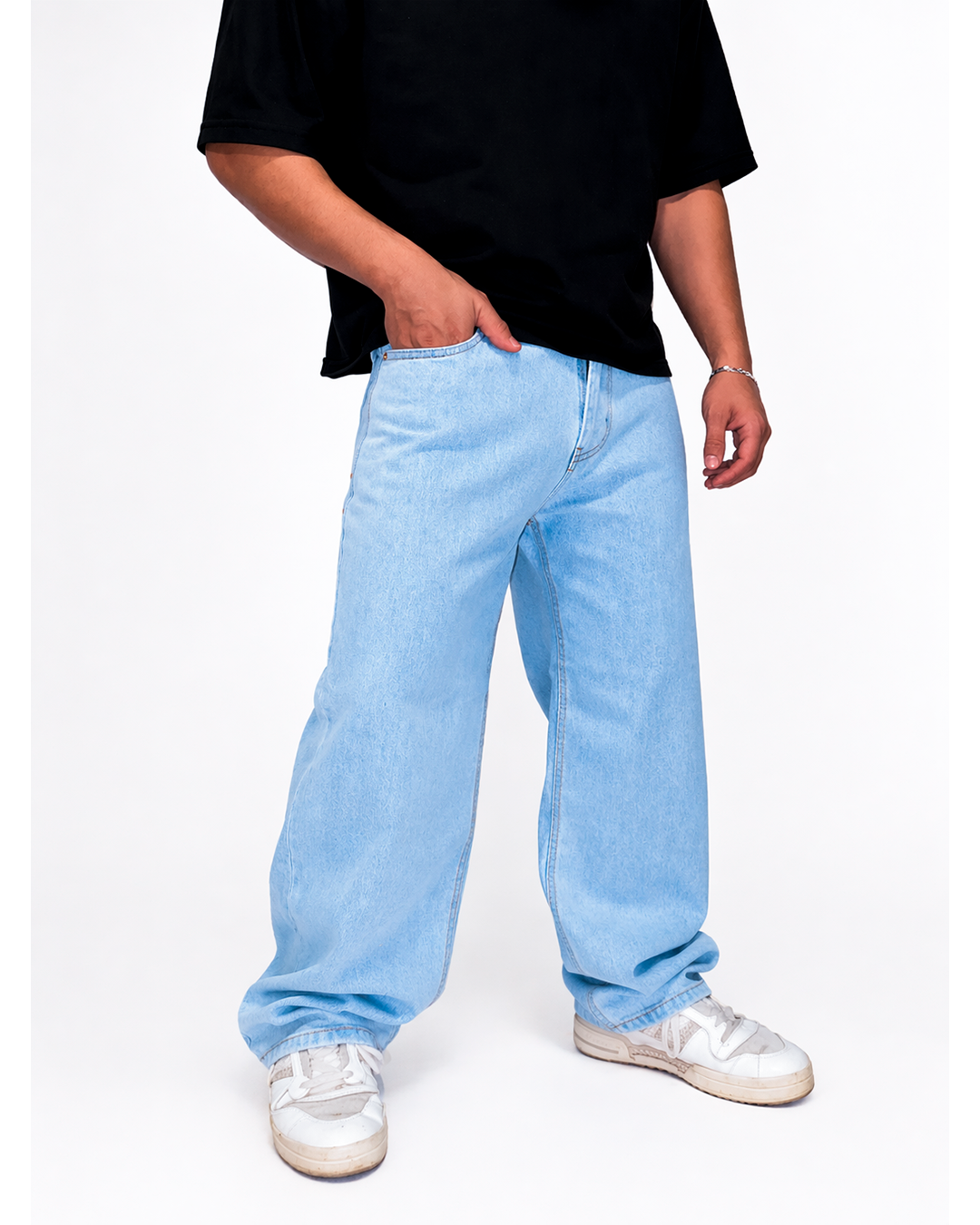 Jean Baggy Azul Cielo