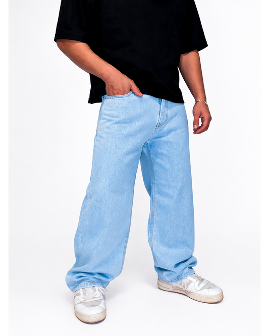 Jean Baggy Azul Cielo