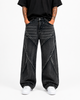 Jean Super Baggy Urban Shadow Gris Oscuro