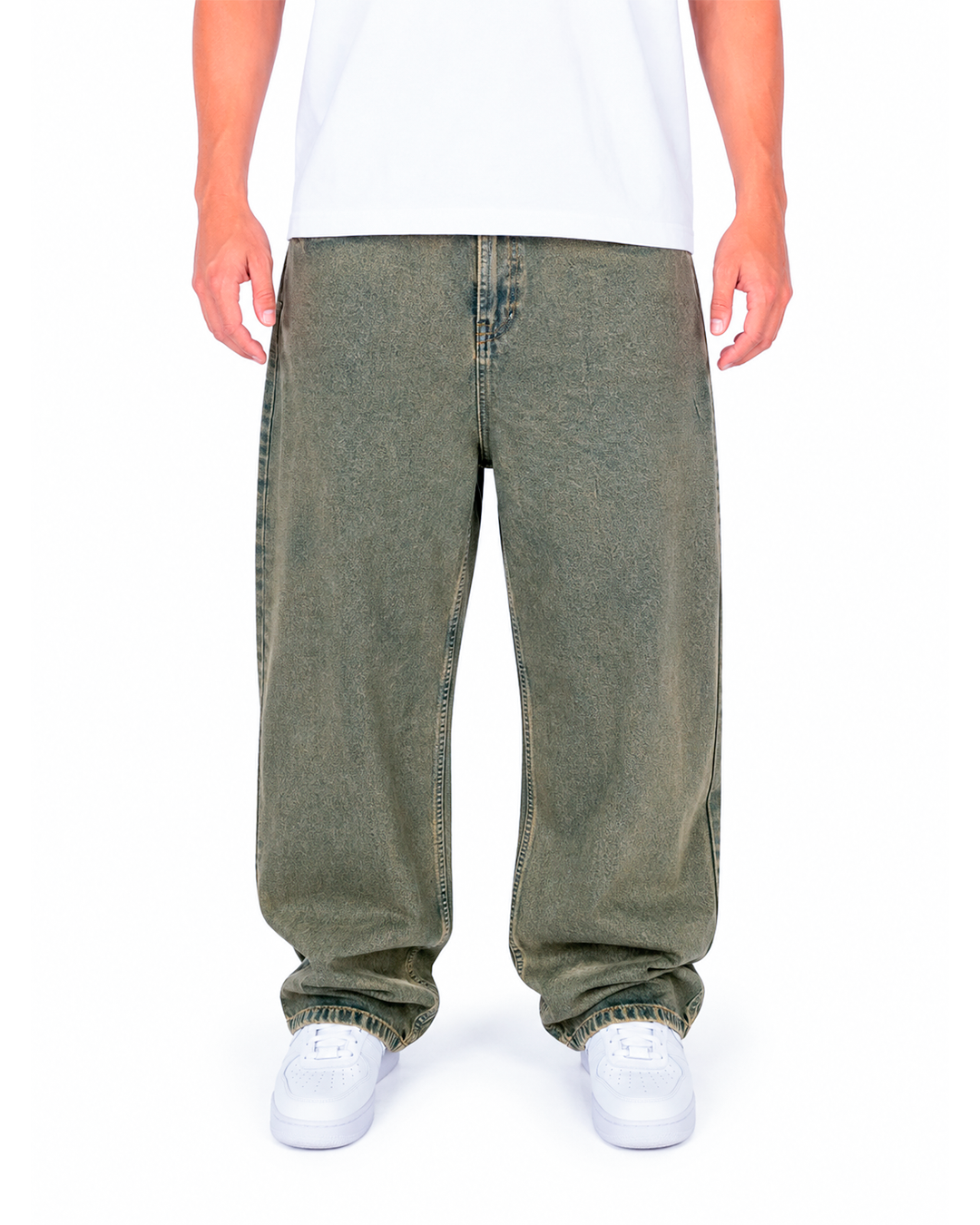 Jean Oversize Verdoso Wash