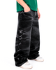 Jean Oversize Rígido Negro Sombra