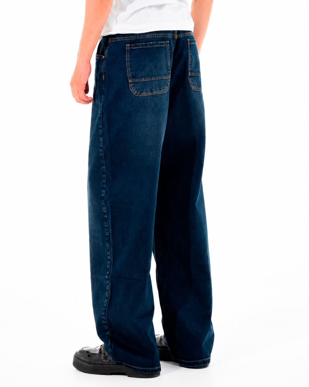 Jean Oversize Azul Oscuro Clásico