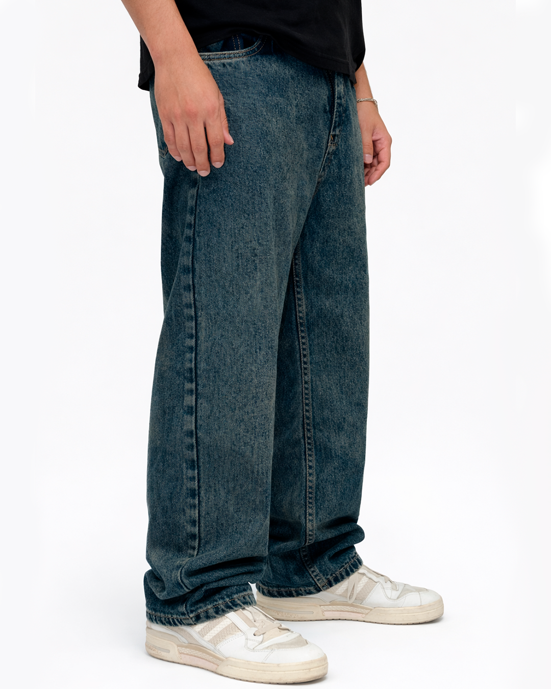 Jean Baggy Azul Verdoso Óxido