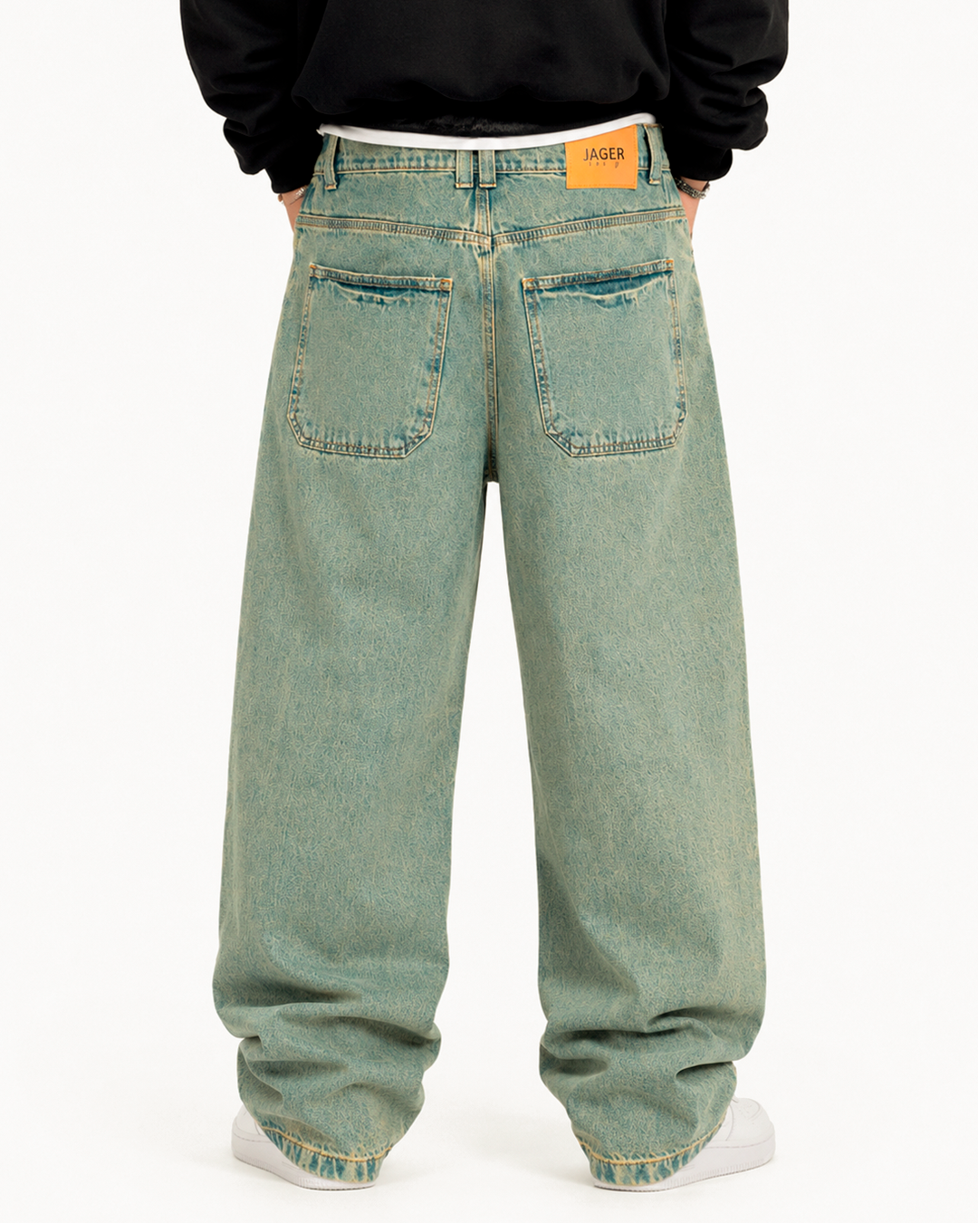Jean Baggy Oversize Ángeles Láser