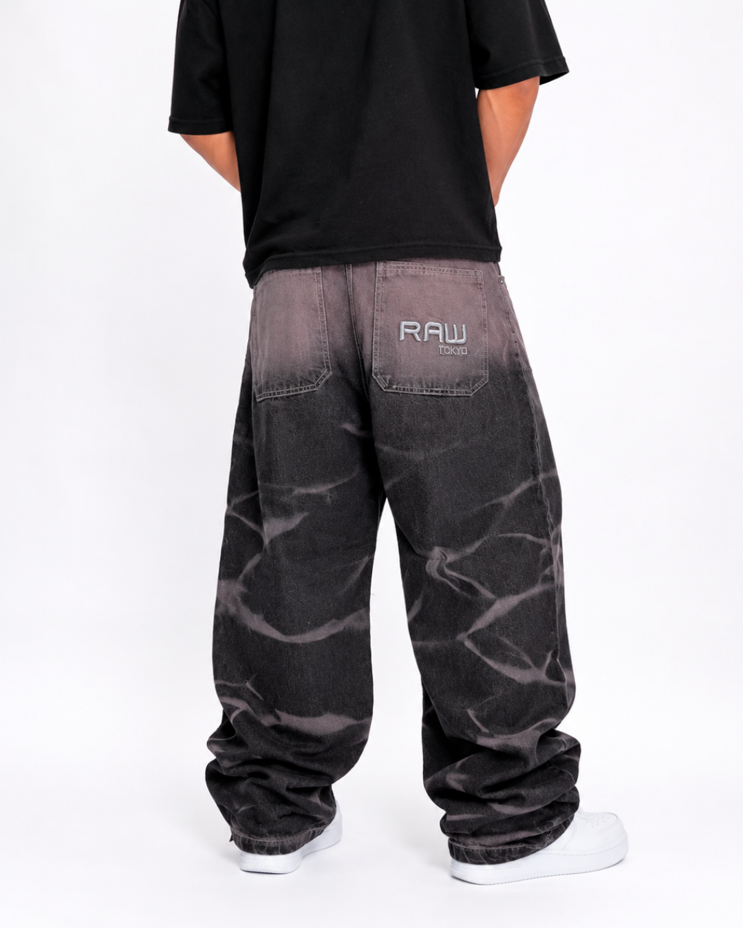 Jean Super Baggy Smoke Degrade