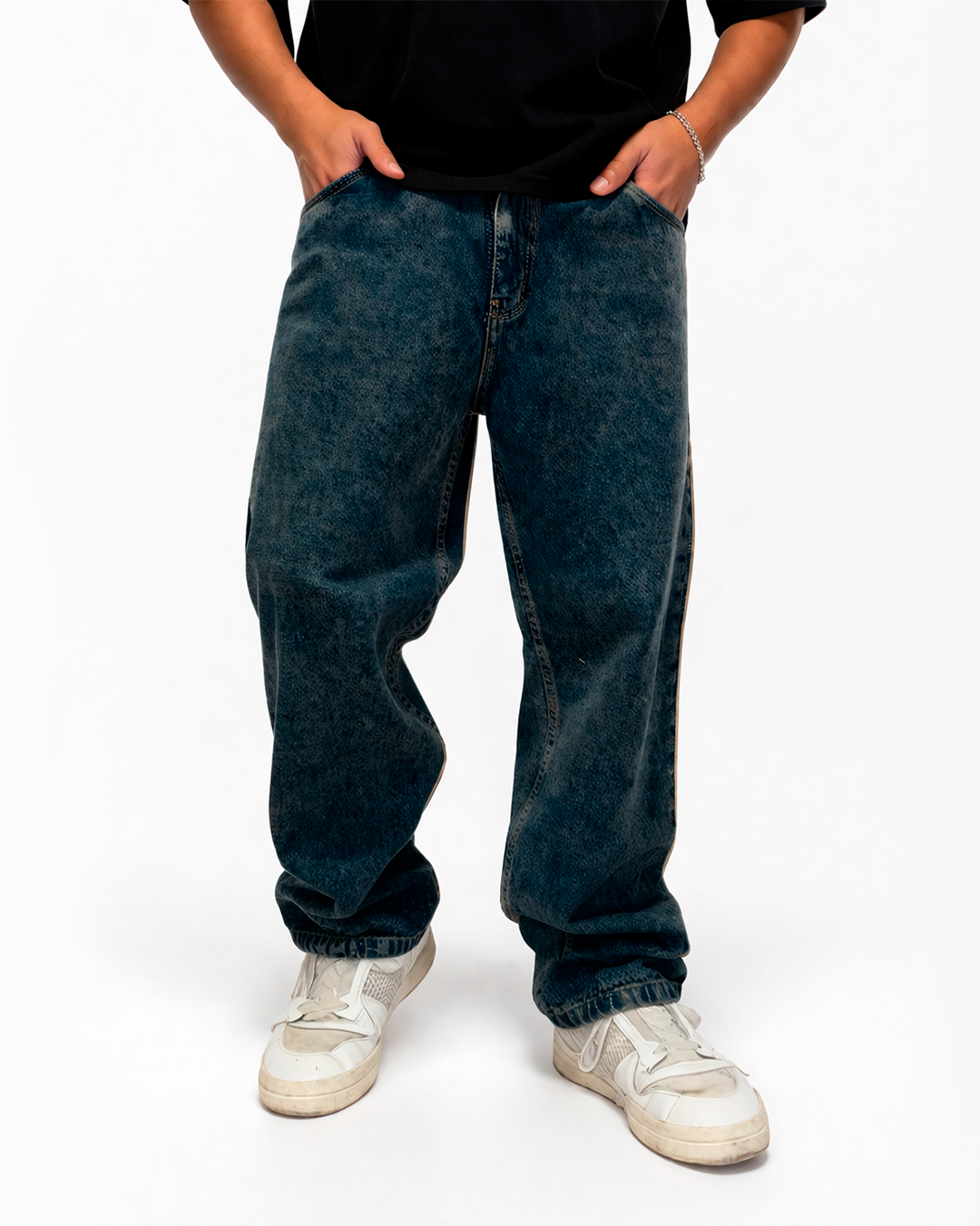 Jean Baggy Azul Verdoso Óxido