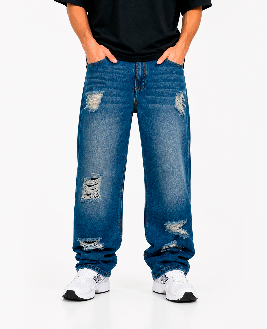 Jean Oversize Azul Verdoso UrbanDestroyed