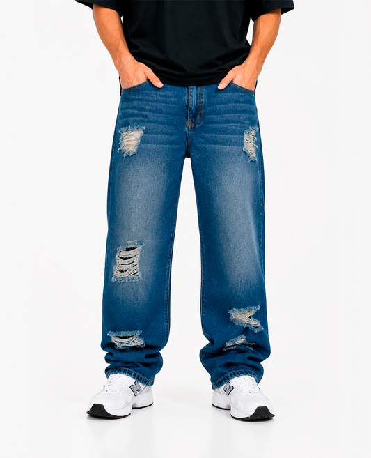 Jean Oversize Azul Verdoso UrbanDestroyed