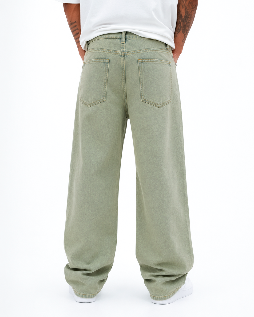 Jean Oversize Olive Wash