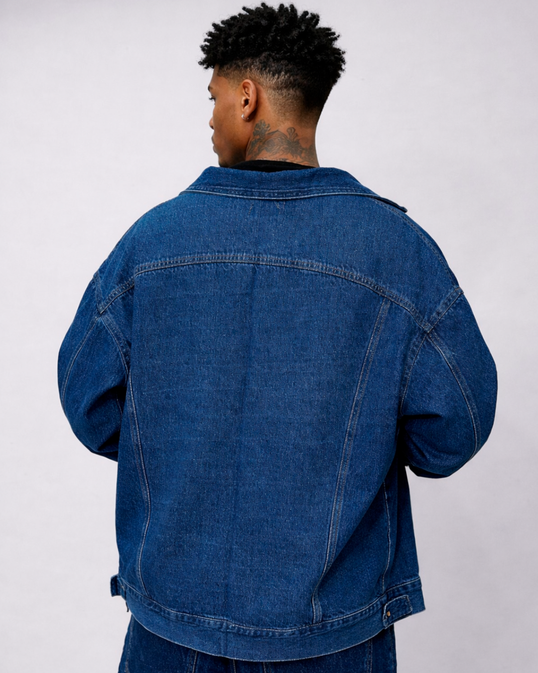 Camisa Oversize en Jean Azul