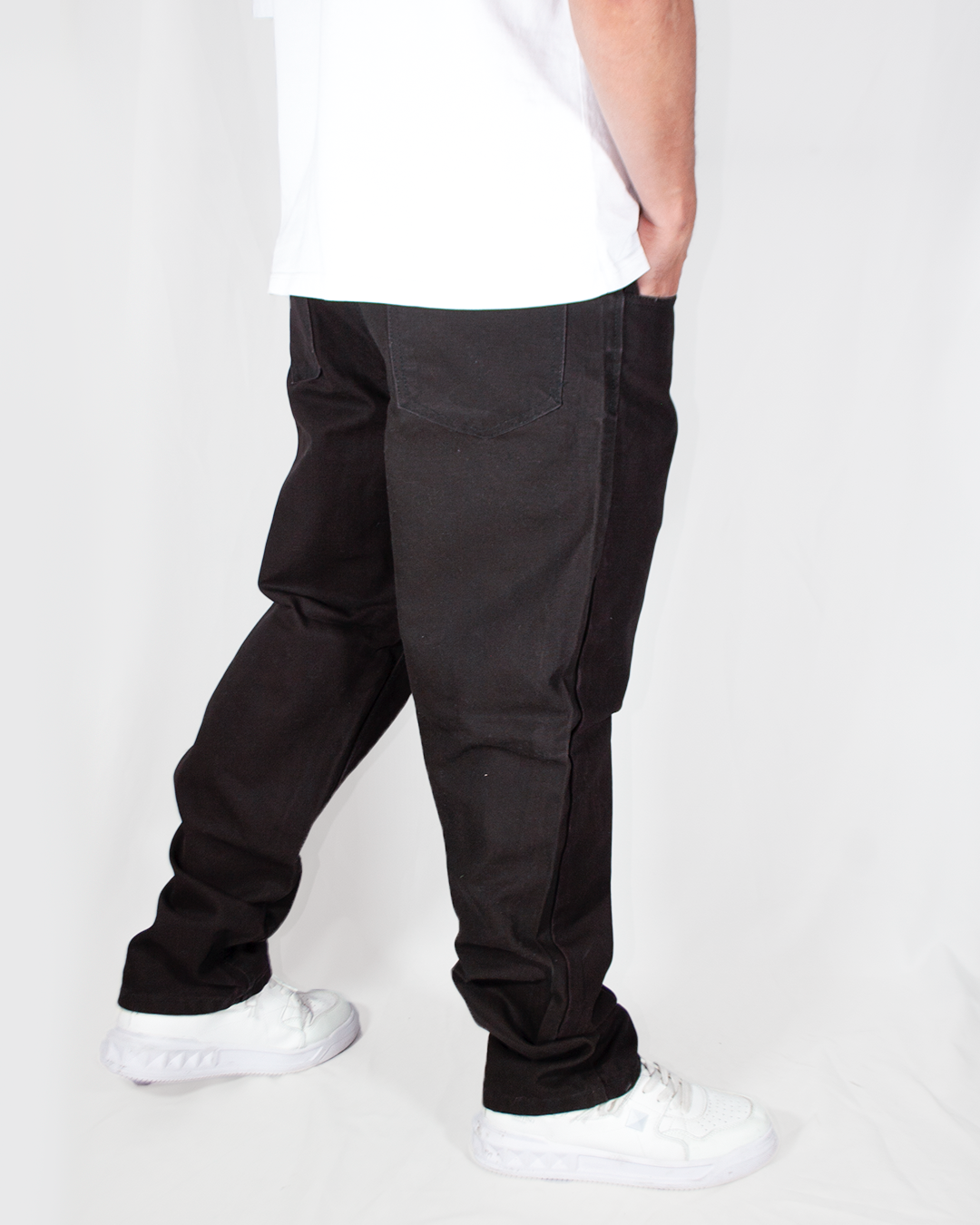 Pantalón Baggy Canva  Café Oscuro