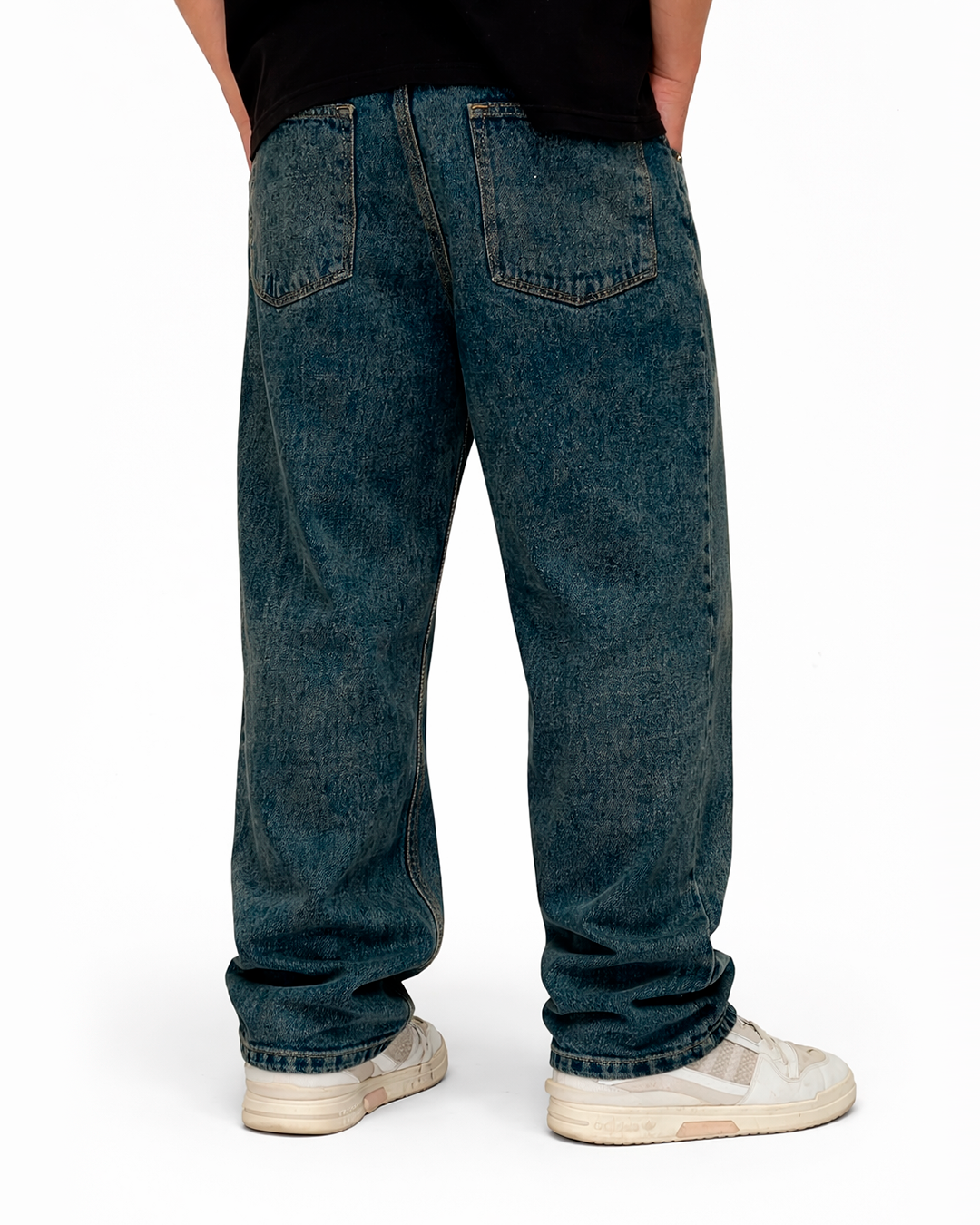 Jean Baggy Azul Verdoso Óxido