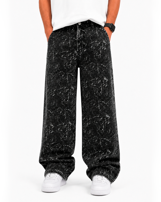 Jean Oversize Rígido Nebula Black