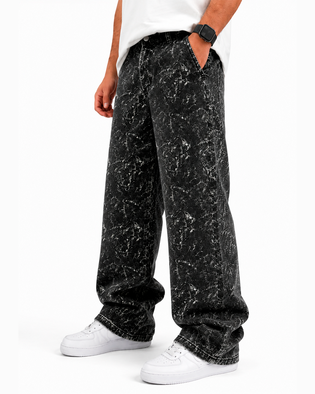 Jean Oversize Rígido Nebula Black