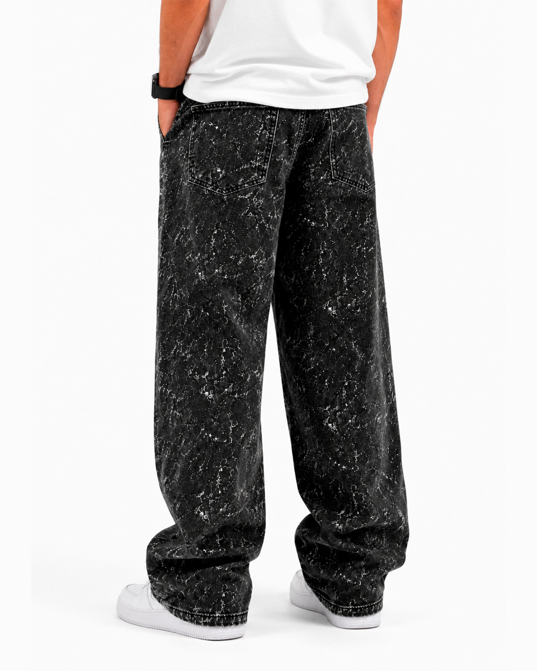 Jean Oversize Rígido Nebula Black