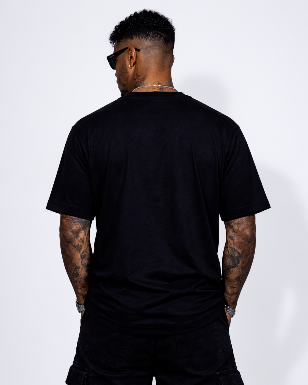 Camiseta Básica Oversize Negra