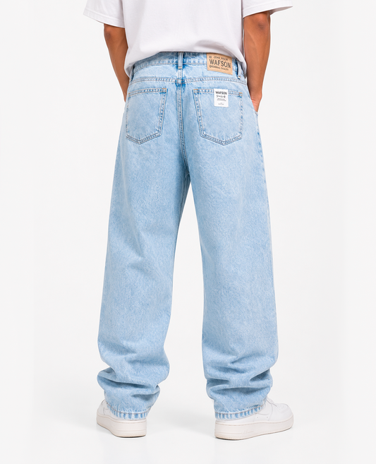 Jean Oversize Azul Hielo Wash