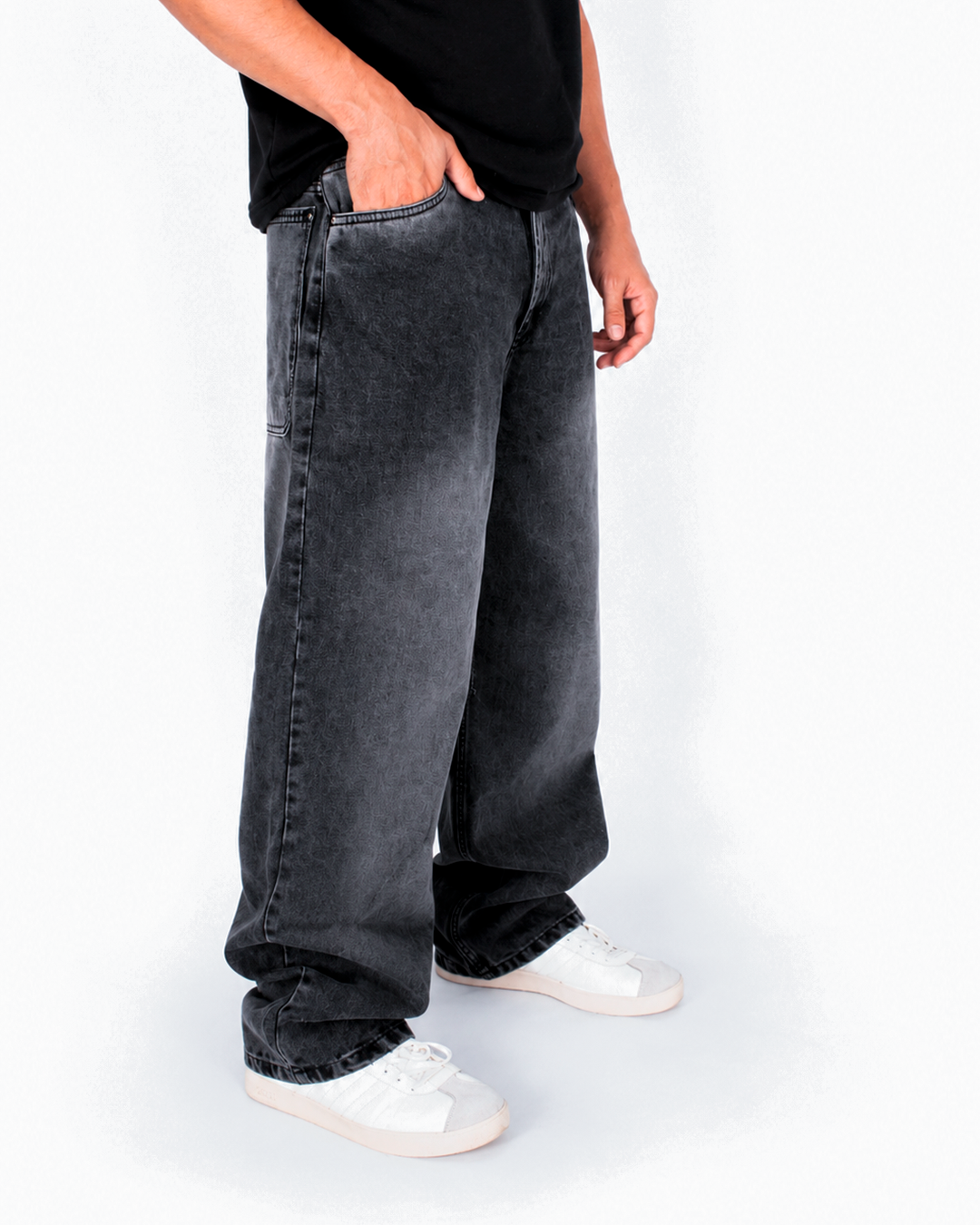 Jean Oversize Gris Oscuro Oversize