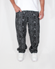 Pantalón Baggy Animal Print Gris Pantera
