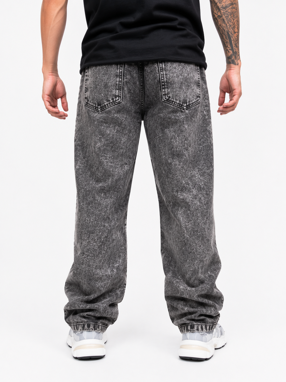 Jean Oversize Gris Wash